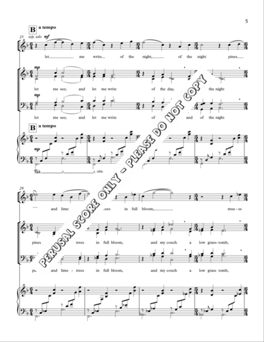 Welcome Joy , And Sorrow 4-Part scores gallery preview page 5