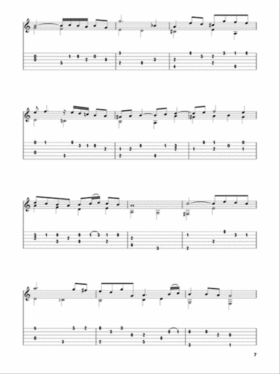 Wedding Songs for Classical Guitar Acoustic Guitar scores gallery preview page 4