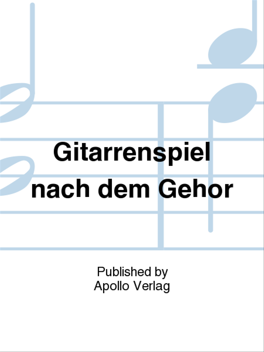 Gitarrenspiel nach dem Gehör Guitar scores gallery preview page 1