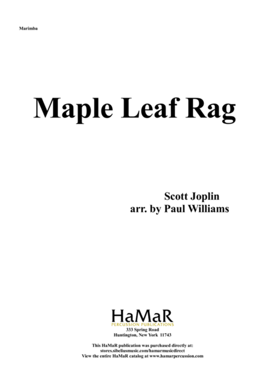 Maple Leaf Rag Glockenspiel scores gallery preview page 1