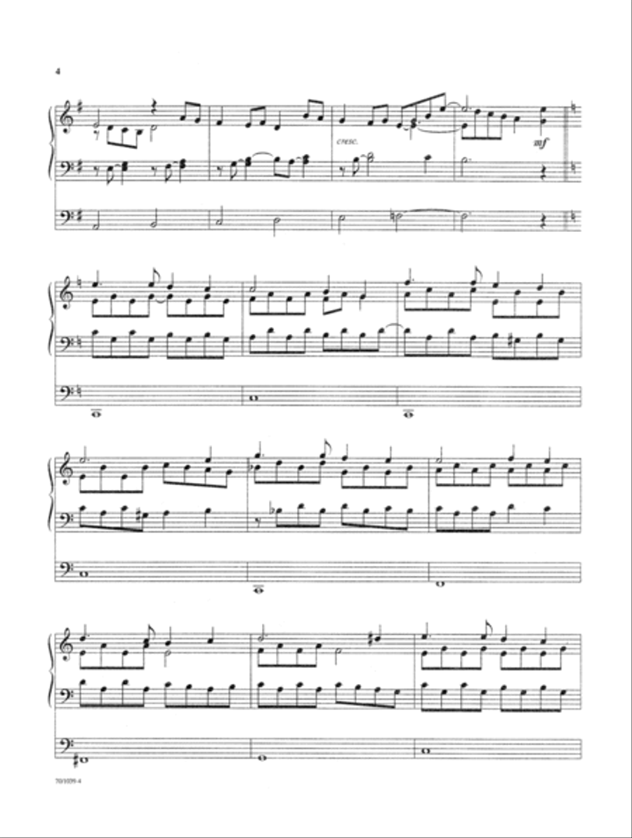 God with Us Organ scores gallery preview page 6