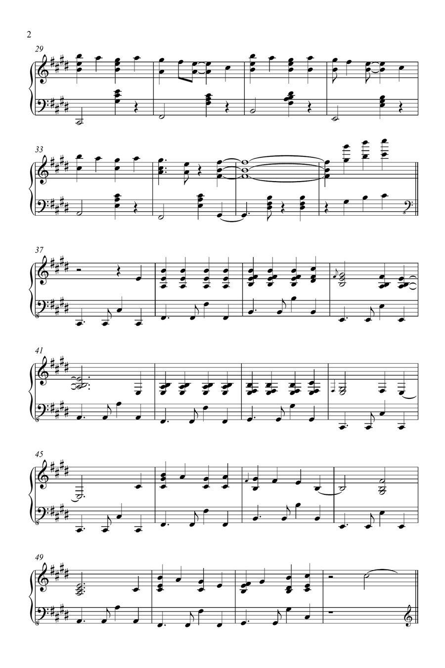 Kings & Queens Piano Solo scores gallery preview page 2