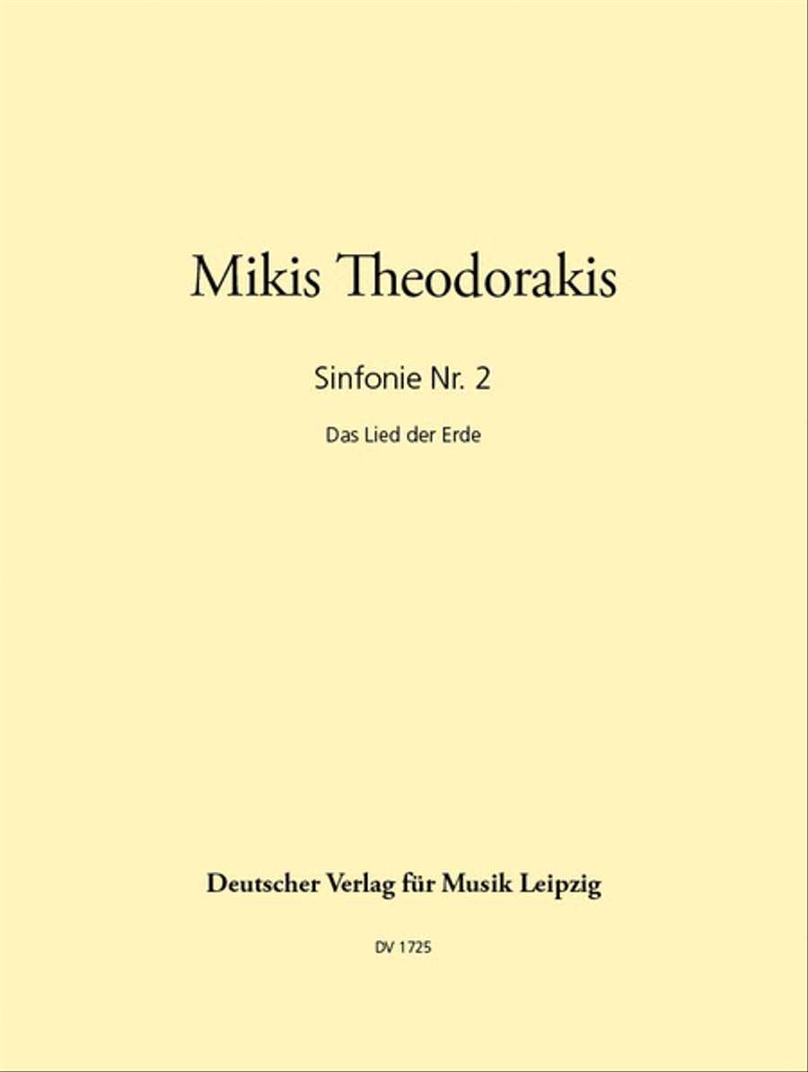 Symphony No. 2 Choir scores gallery preview page 1