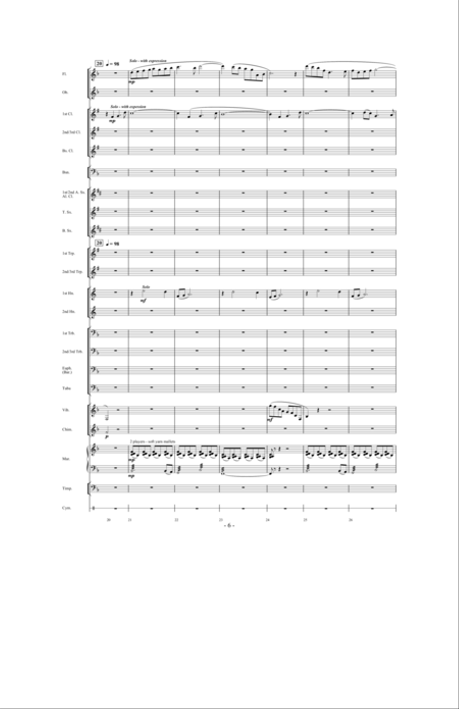 Purple Heart Concert Band scores gallery preview page 5
