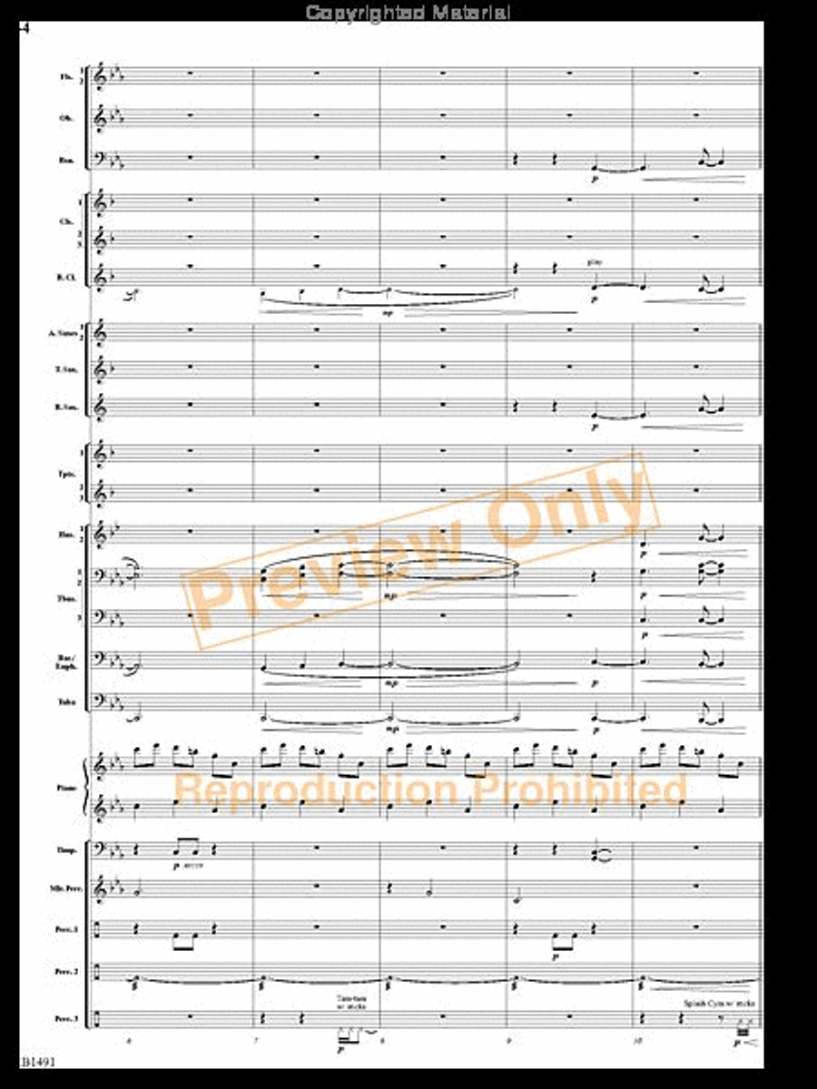 Nevermore Concert Band scores gallery preview page 3