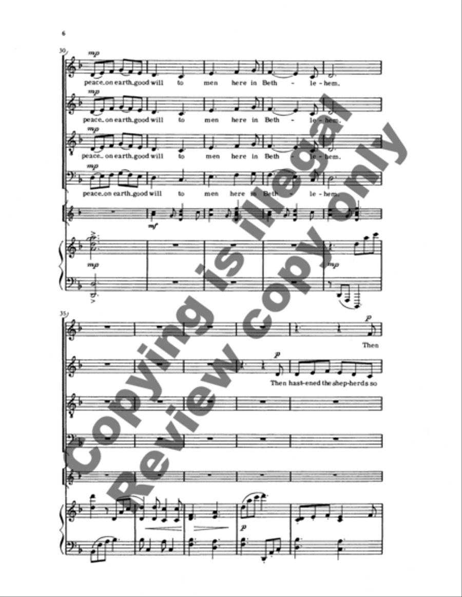 Ringeltänze 2. O Hark the Bell's Glad Song (Choral Score)