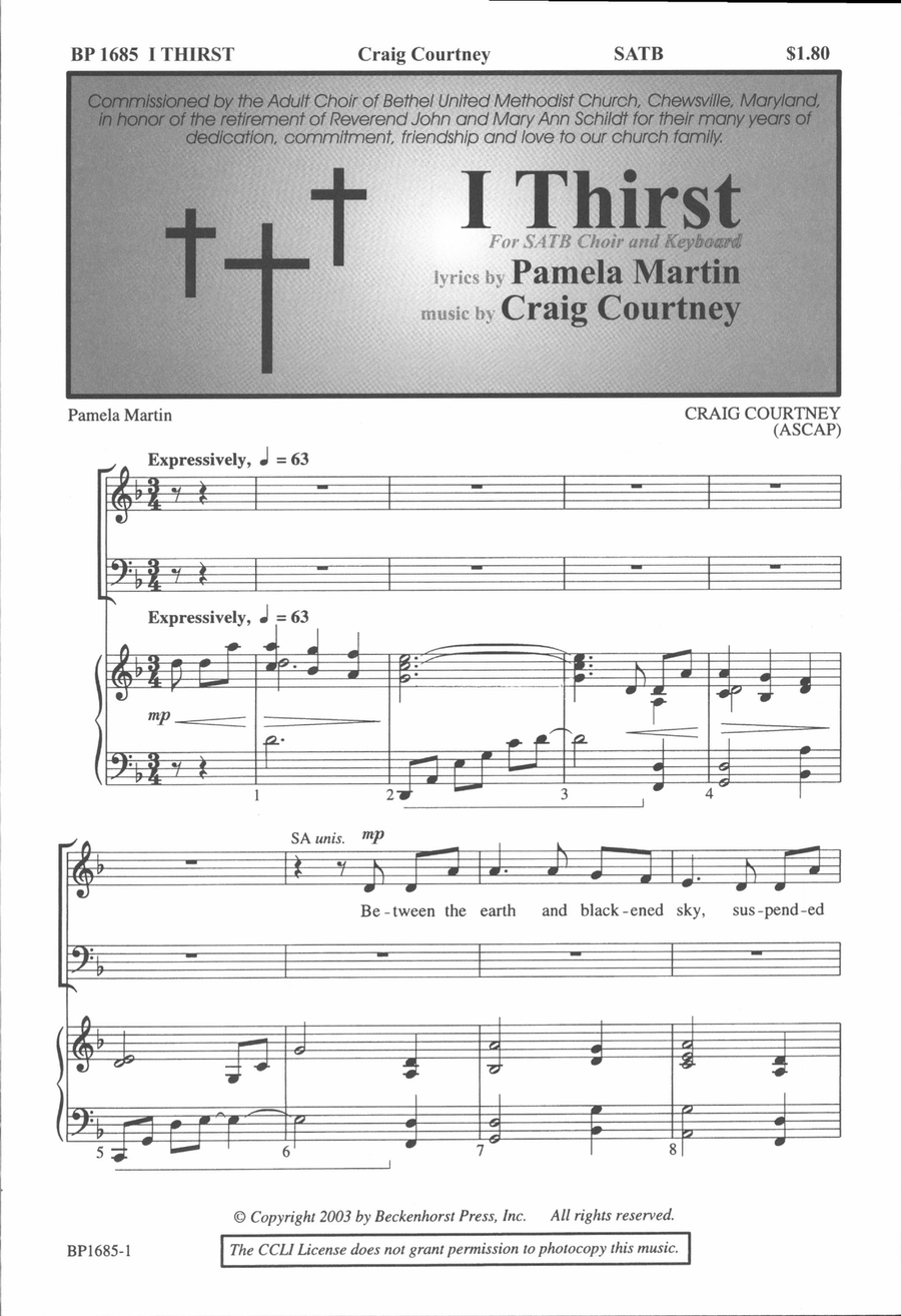 I Thirst 4-Part scores gallery preview page 2