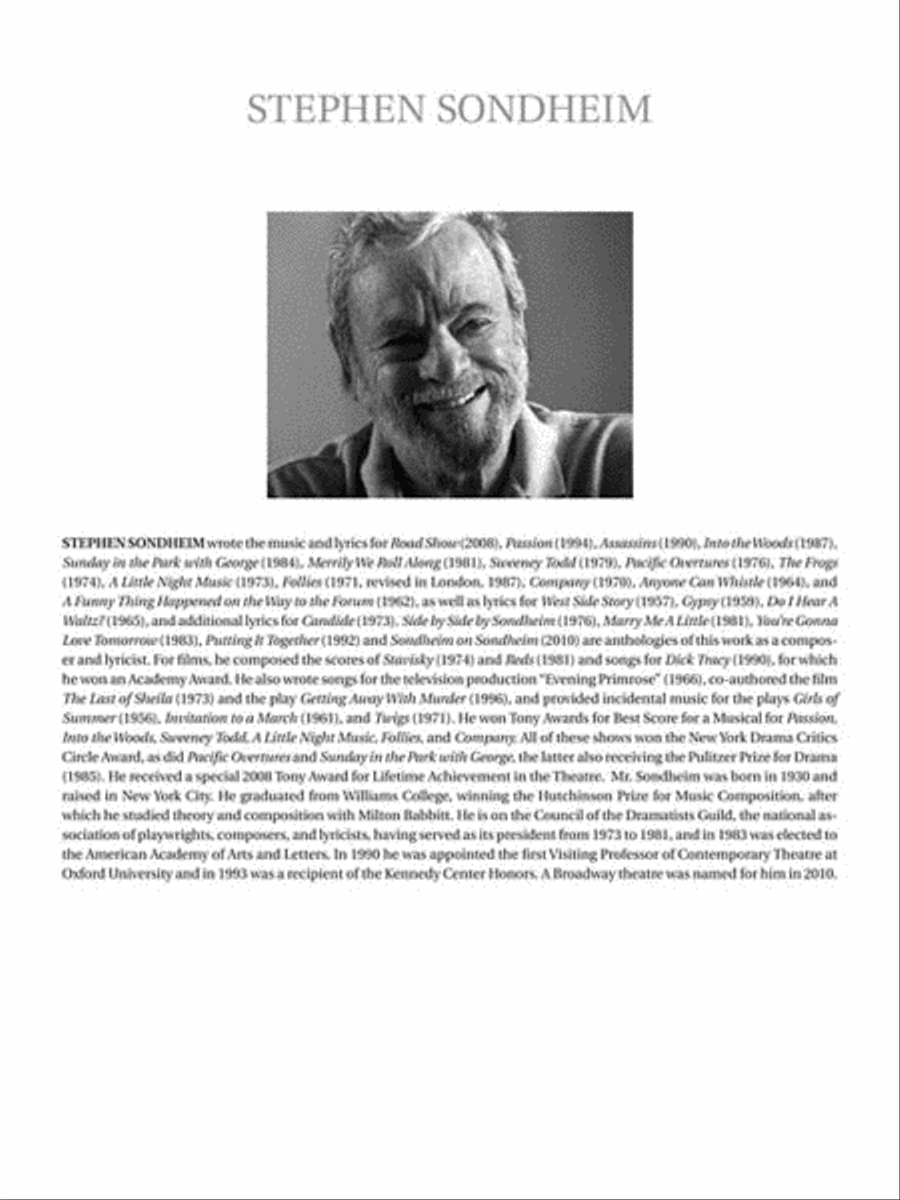 Sondheim for Singers Baritone Voice scores gallery preview page 4