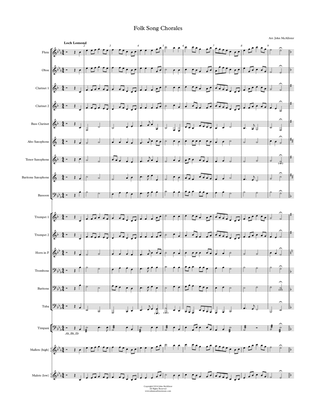 Folk Song Chorales - for Concert Band