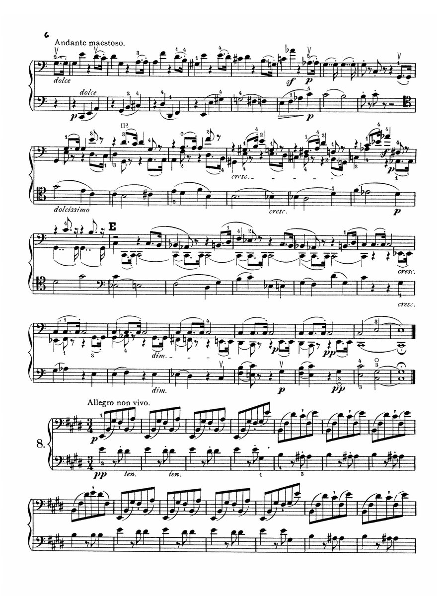 Franchomme: Twelve Caprices for Two Cellos, Op. 7 (Book II Score & Parts)