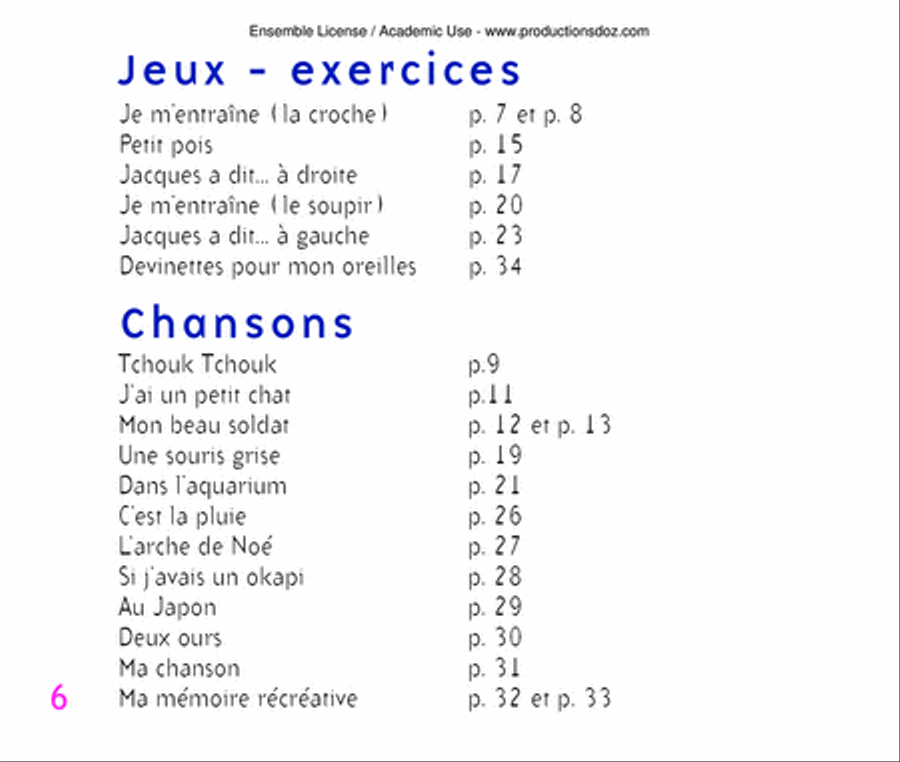 La méthode Navarra, 1ère année, Album 2 Piano Method scores gallery preview page 6