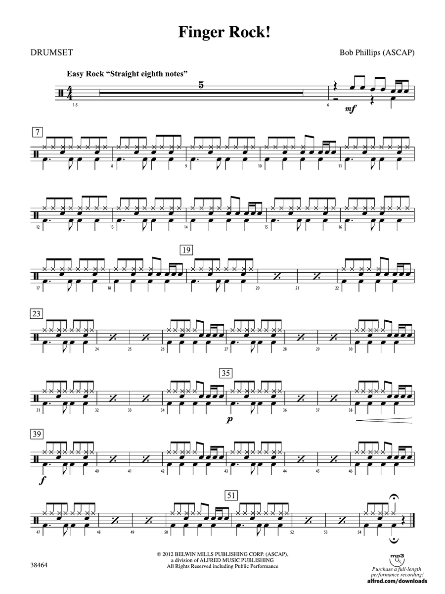 Finger Rock!: Drums