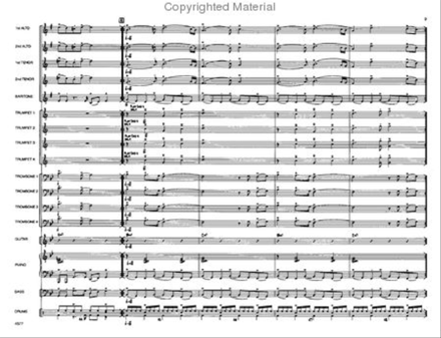 O Come, All Ye Faithful Jazz Ensemble scores gallery preview page 10