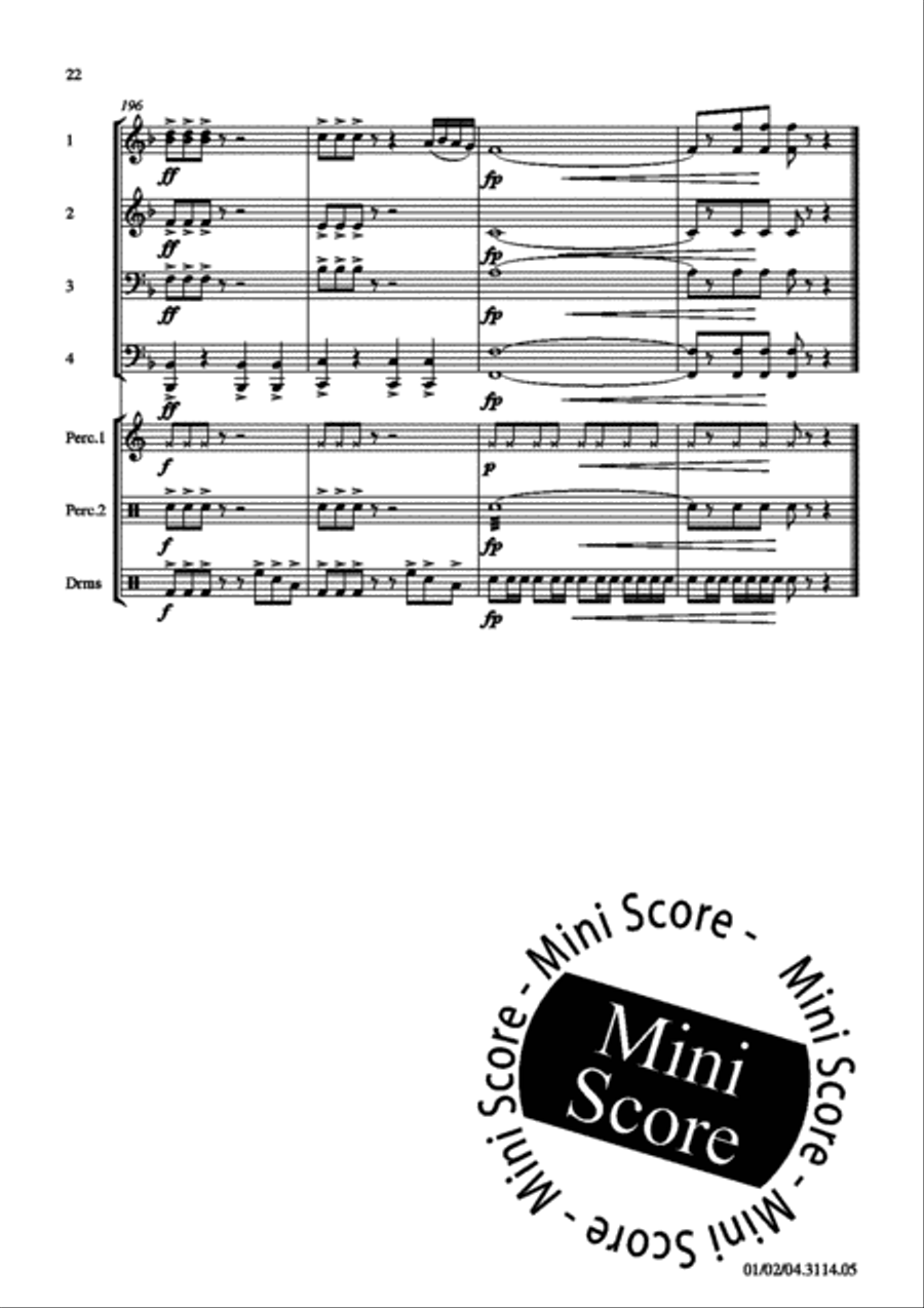 Frisian Dances Brass Band scores gallery preview page 26