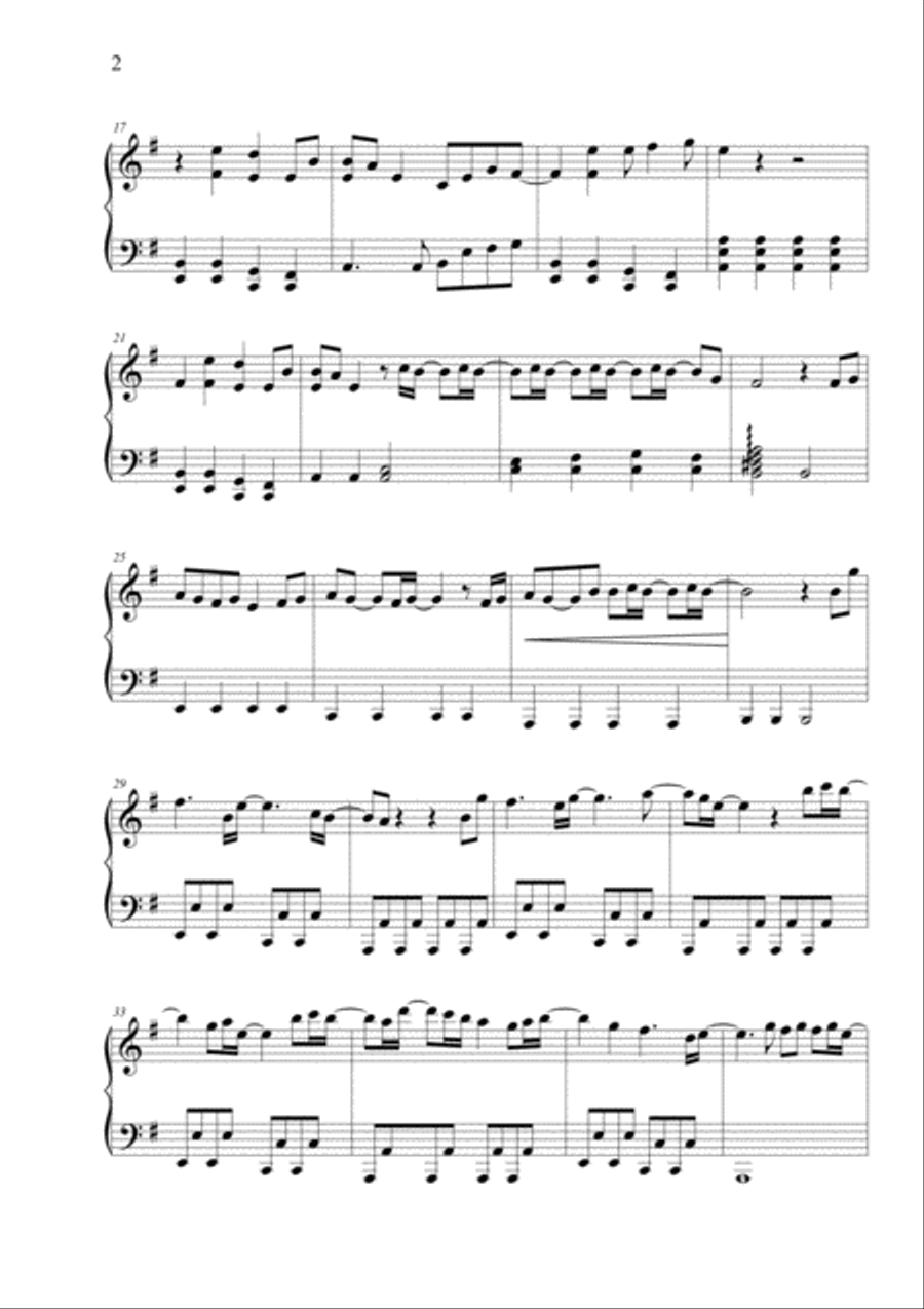 No Time To Die Piano Solo scores gallery preview page 2