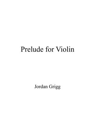 Prelude for Violin