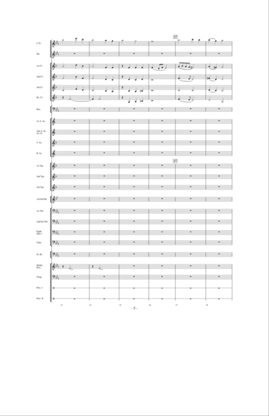 Beautiful Savior Concert Band scores gallery preview page 4