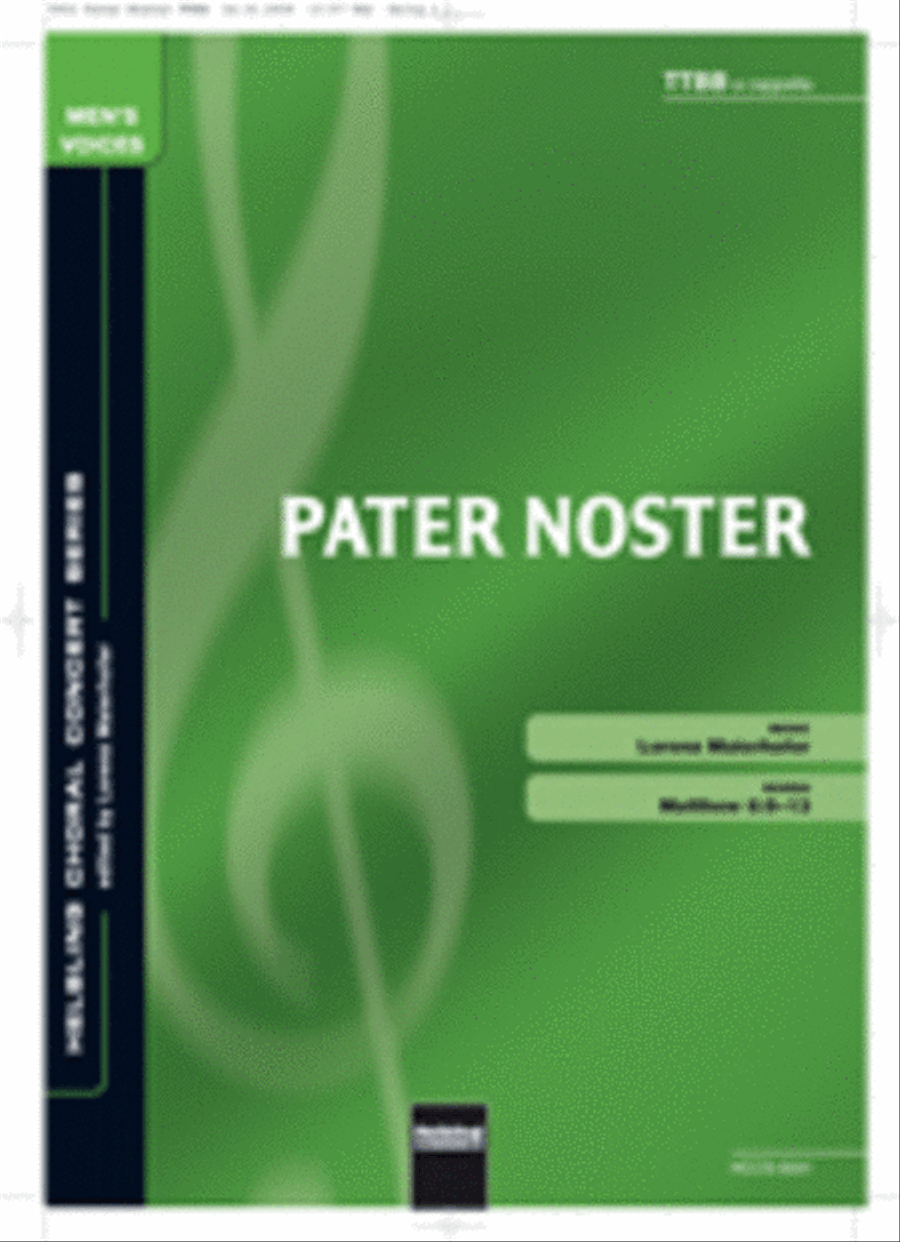 Pater Noster Pater Noster TTBB scores gallery preview page 1