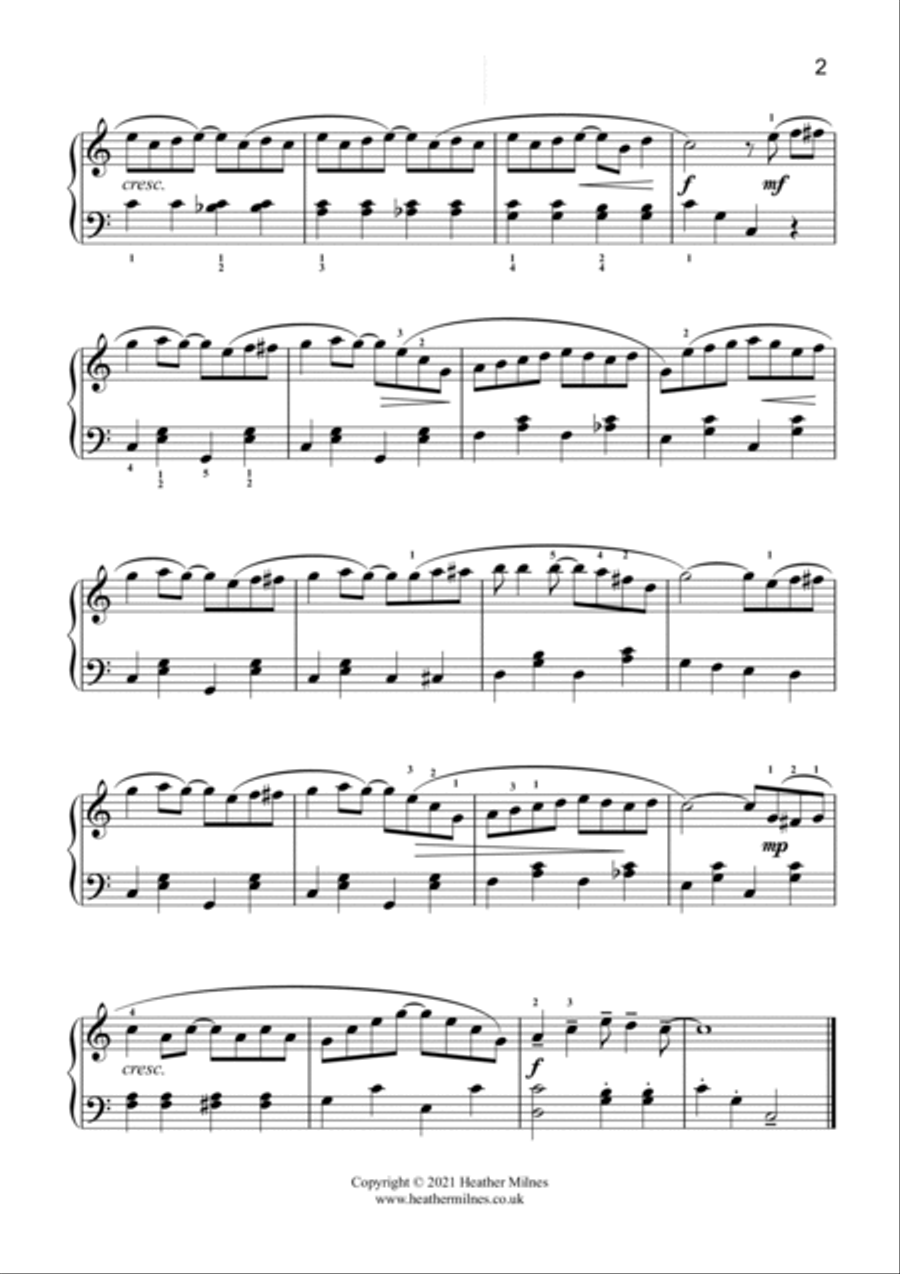 Four Vintage American Favourites - The Entertainer, The Liberty Bell, Aura Lea, Five Foot Two Easy Piano scores gallery preview page 3