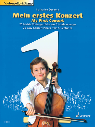 Book cover for My First Concert - 25 Easy Concert Pieces from 5 Centuries