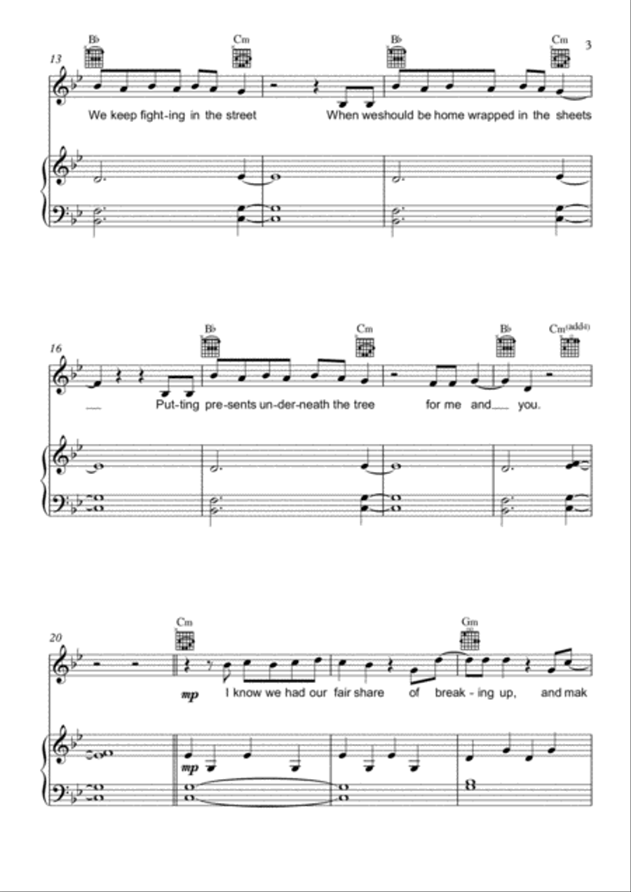 All I Want For Christmas Is You Voice scores gallery preview page 3