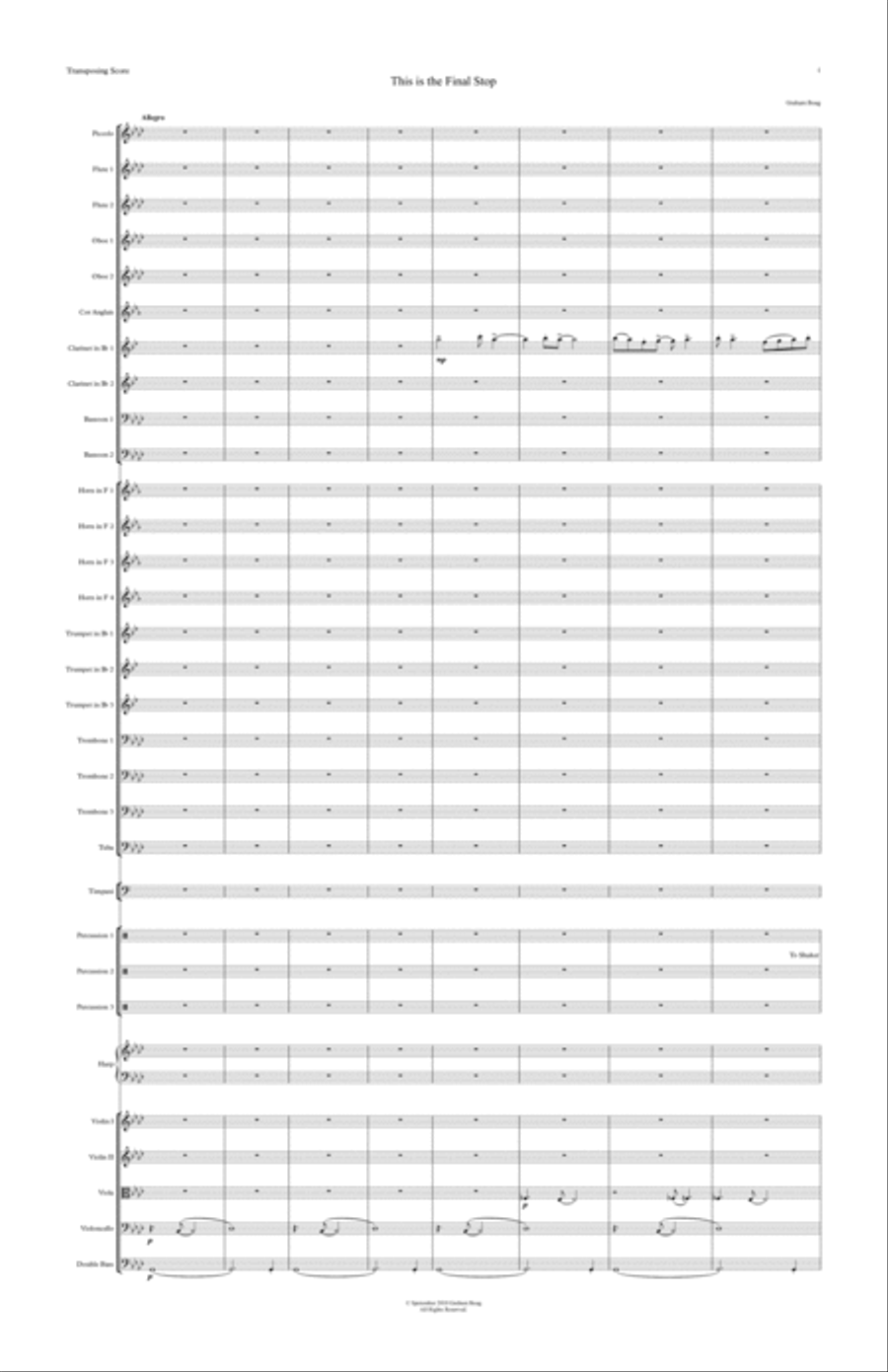 This is the Final Stop Full Orchestra scores gallery preview page 3