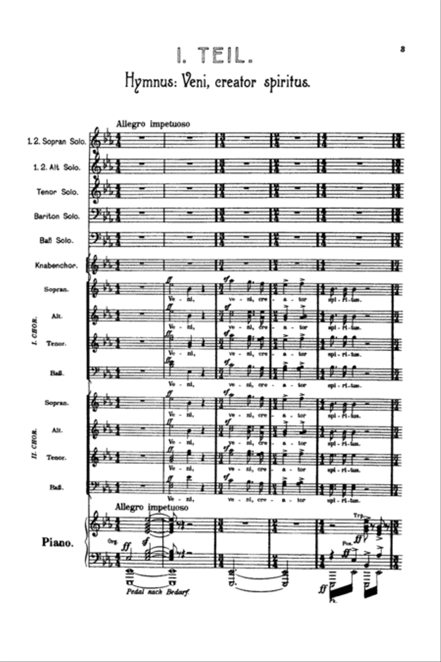 Symphony No. 8 in E-flat Major Choir scores gallery preview page 4