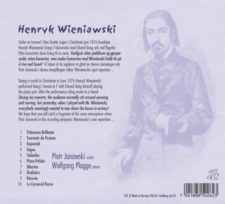 Volume 1: Wieniawski