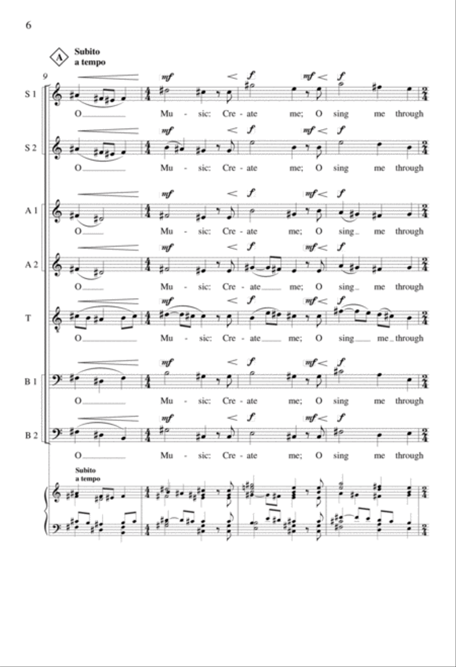 In the Name of Music In the Name of Music Divisi scores gallery preview page 6