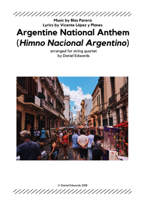 Argentine National Anthem (Himno Nacional Argentino) Short version - arranged for string quartet