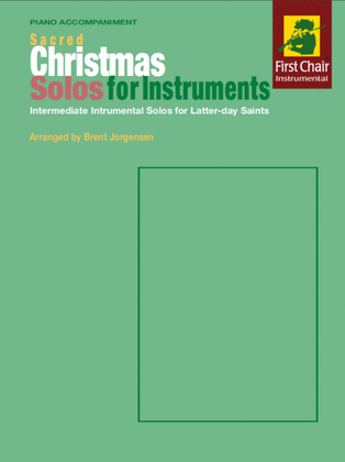 Sacred Christmas Solos for Instruments - Piano Accompaniment