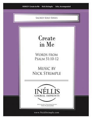 Create in Me - Words from Psalms 51:10-12