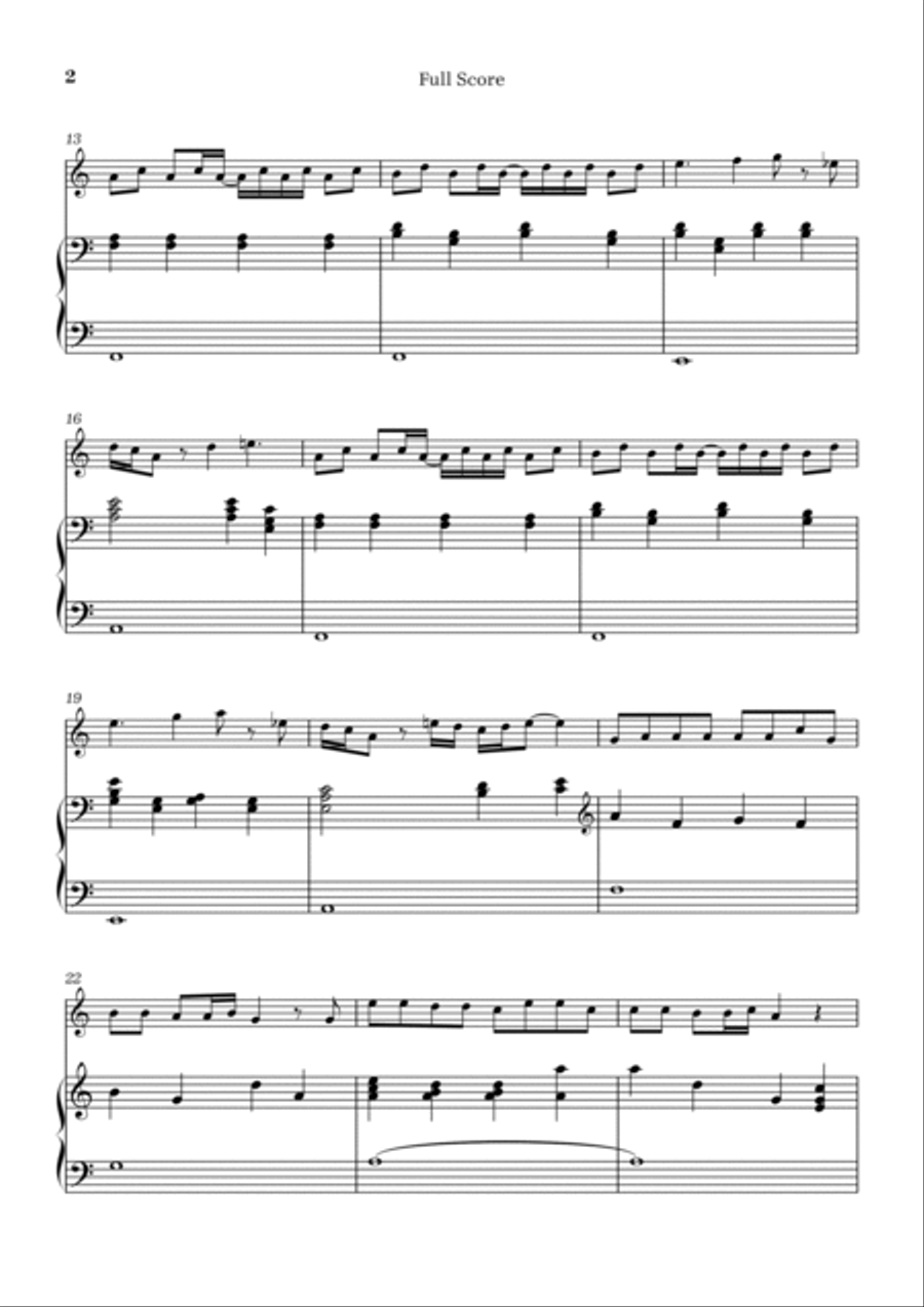 Peaches Flute Solo scores gallery preview page 2