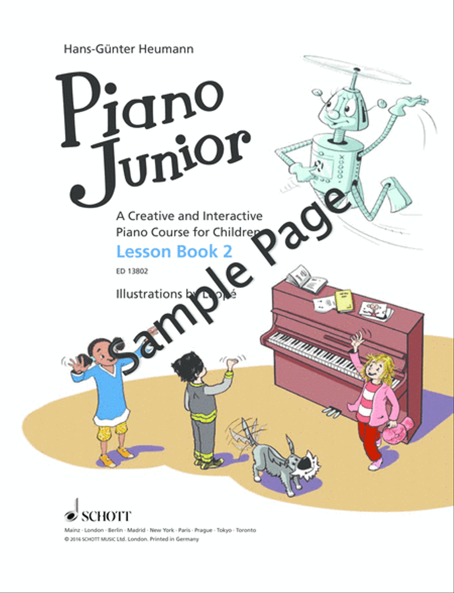 Piano Junior: Lesson Book 2 Piano Method scores gallery preview page 2