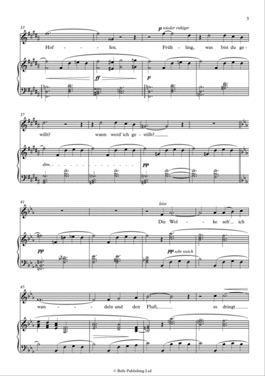 Im Fruhling (F minor) Voice Solo scores gallery preview page 3