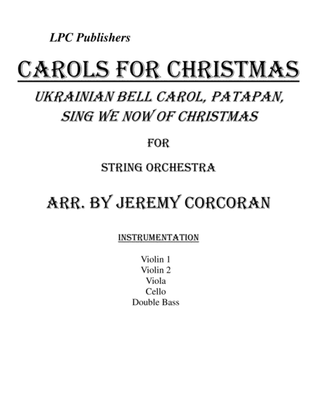 Carols of Christmas for String Orchestra image number null