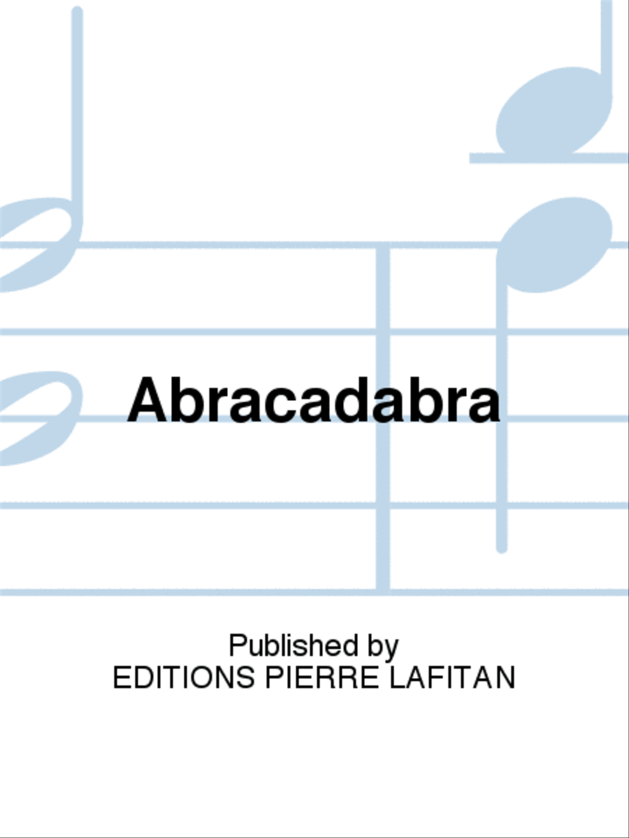 Abracadabra Piano Solo scores gallery preview page 1
