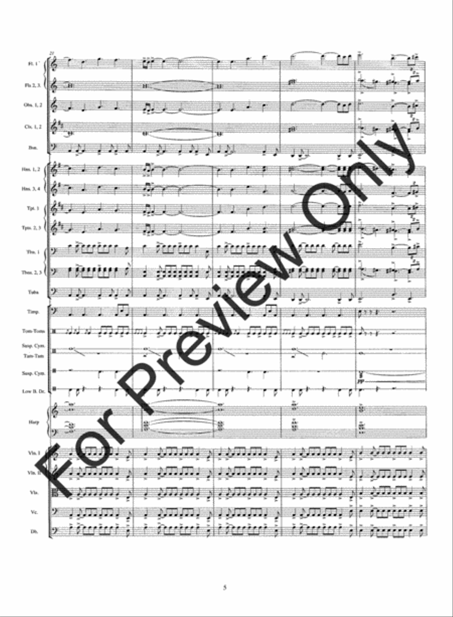 Warrior's Run String Orchestra scores gallery preview page 8