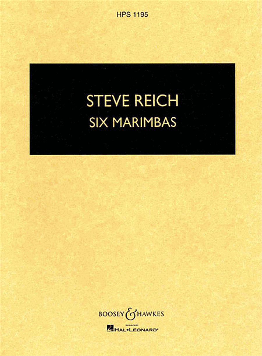 Book cover for Six Marimbas