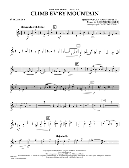 Climb Ev'ry Mountain (from The Sound of Music) - Bb Trumpet 1