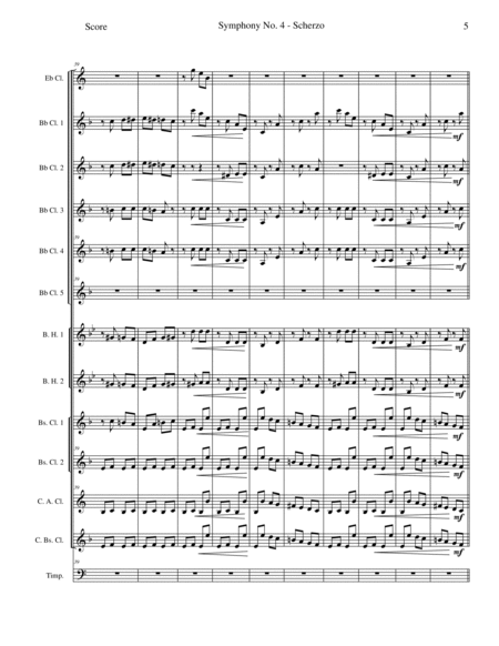 Mvt. III - Scherzo (Pizzicato ostinato) from Symphony No. 4 image number null
