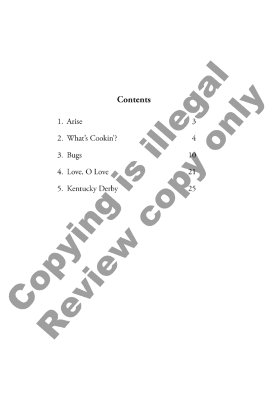 Due South (Complete Collection) 4-Part scores gallery preview page 2