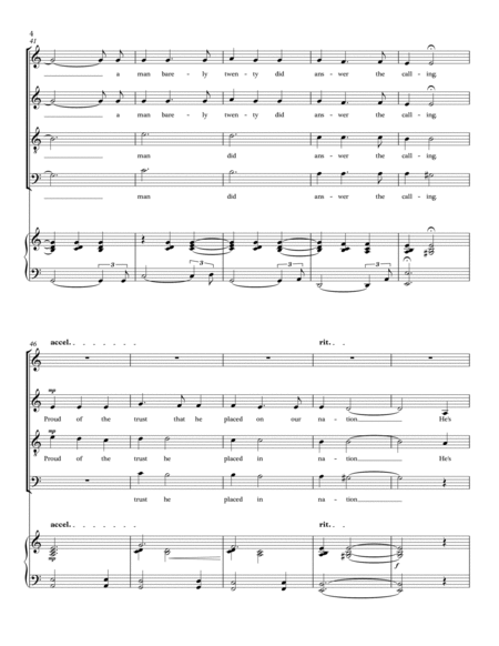 The Grave - SATB divisi with Piano image number null