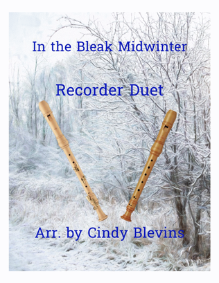 Book cover for In the Bleak Midwinter, Recorder Duet