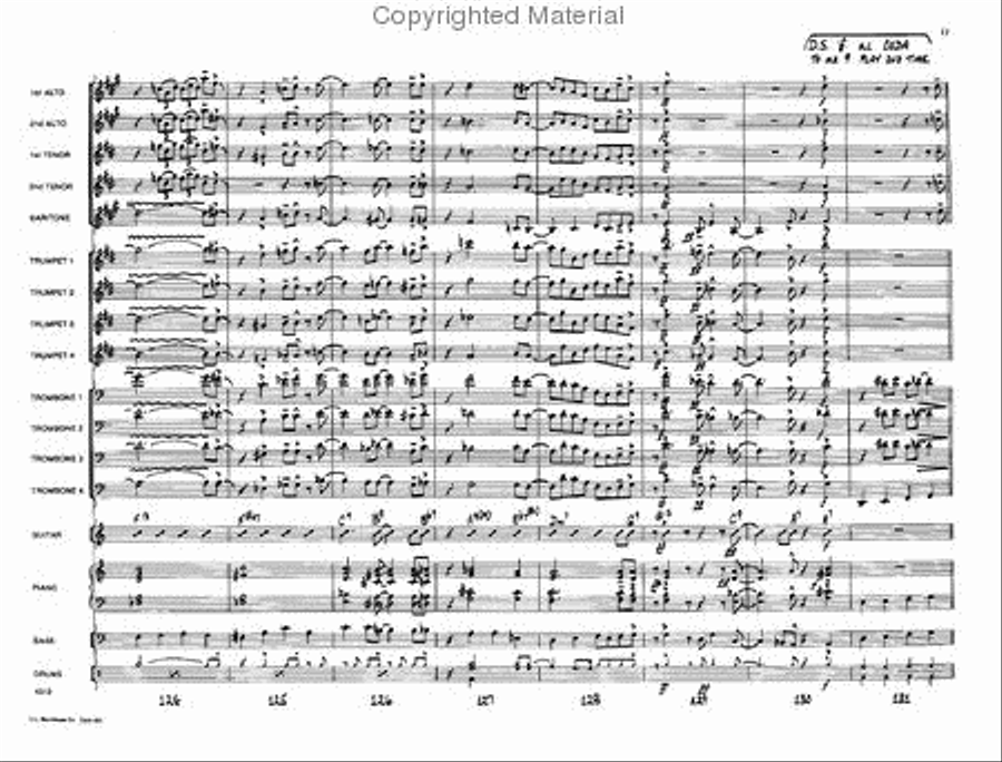 Sax-O-Rama Jazz Ensemble scores gallery preview page 17