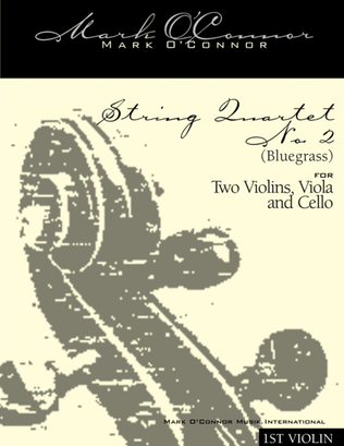 String Quartet No. 2 "Bluegrass" (violin 1 part - two vlns, vla, cel)