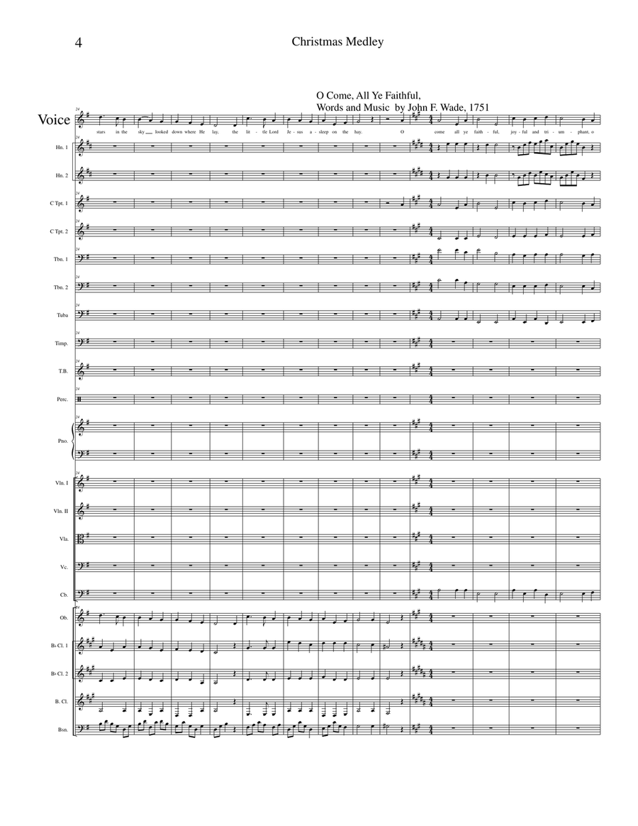 Christmas Medley Christmas Medley Piano Solo scores gallery preview page 4