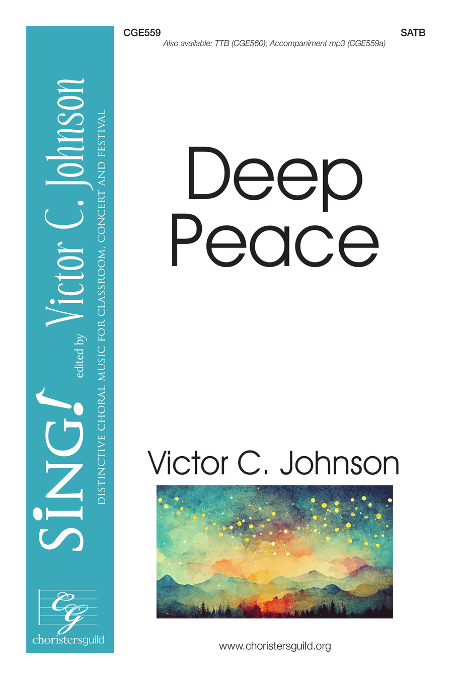Deep Peace (SATB) 4-Part scores gallery preview page 1