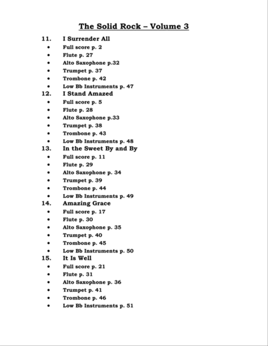The Solid Rock - Volume 3 Unison Choir scores gallery preview page 3