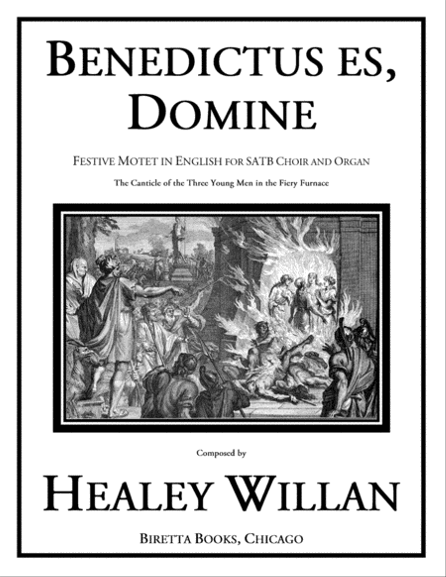 Benedictus es, Domine 4-Part scores gallery preview page 1